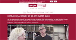 Desktop Screenshot of ge-gra-muster.de